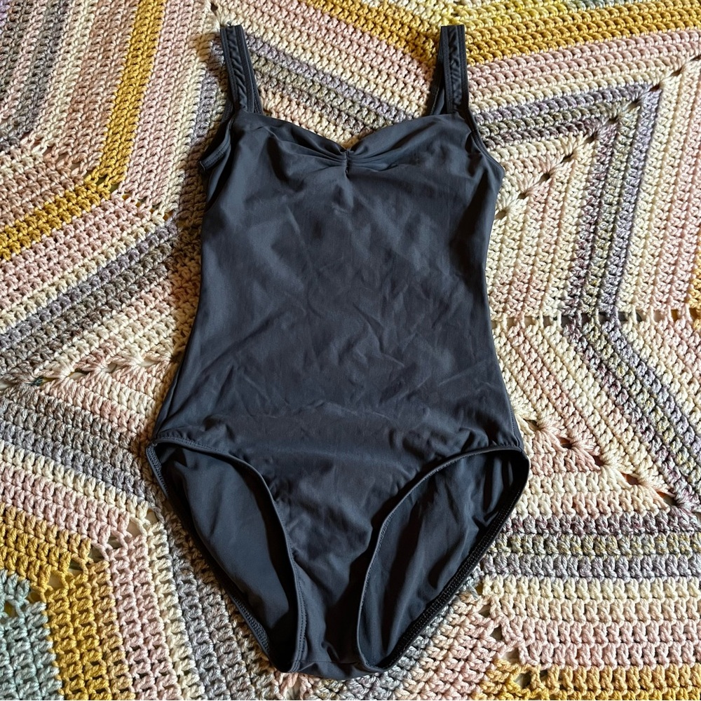 Wear Moi Dark Gray Faustine Leotard